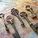 Antique Skeleton Key Set - Brass Monkey Bunch - Very RARE - Instant Collection