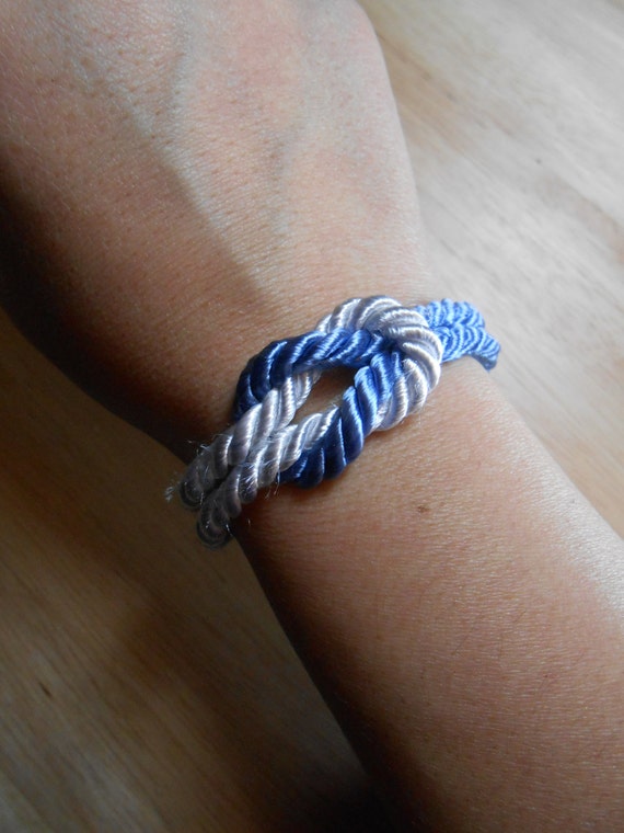 Nautical Sailor's Knot Bracelet Sea Glass Love Knot