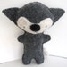 Gray Fox - Recycled Wool Plush Toy