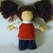 10 inch waldorf red, white and blue outfit