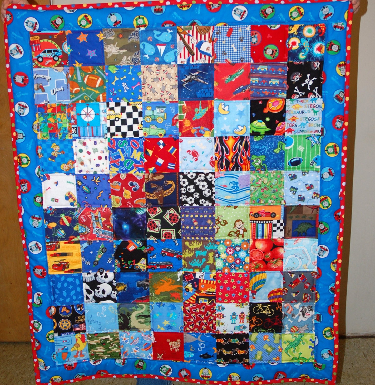 I-Spy Quilt Boys: Thomas the Train Ready to Ship