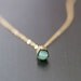 alain in blue - gold and bronze necklace by elephantine