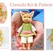 Felt Doll Making Kit Cressida Cat Poseable Ornament