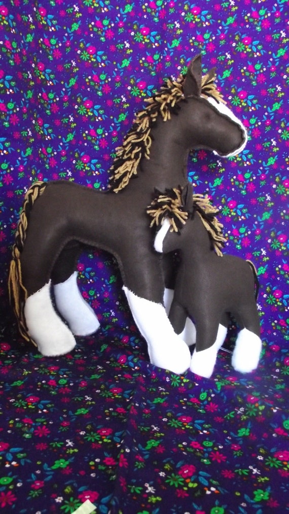 clydesdale horse stuffed animal