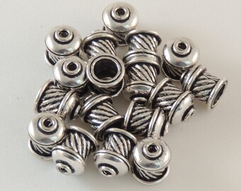 Sterling Silver over 100% Copper Viking Knit End Caps
