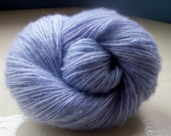Hand painted yarn 100g. angora laceweight soft by SpinningStreak