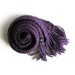 Purple Scarf Knitted