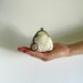 White Coin Purse Knitted with Key Chain