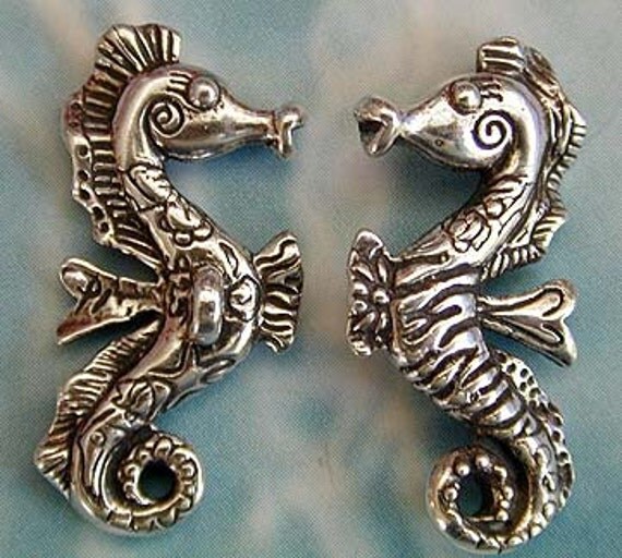 Sterling Seahorse Bead Finding by Penny Michelle by pennymichelle
