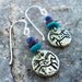 Fine Pewter HORSE Earrings - Gemstone Earrings - Lapis and Turquoise Earrings - Cowgirl Jewelry - Horse Lover Earrings - Western Jewelry