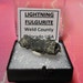 LIGHTNING FULGURITE Colorado USA Natural Prehistoric Fossilized Frozen Lightning Fulgurite Crystal In Perky Mineral Specimen Box