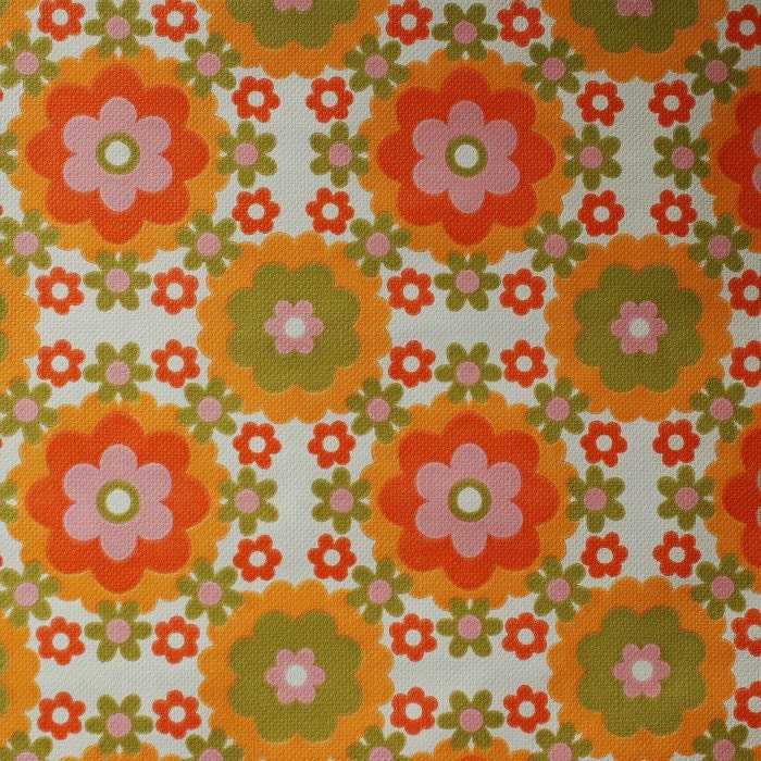 Seventies vintage wallpaper 50 cm.