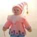 Easter Hanging Ornament - Chandler Piksee is ready for Easter - Felt Art Dolls and Miniatures