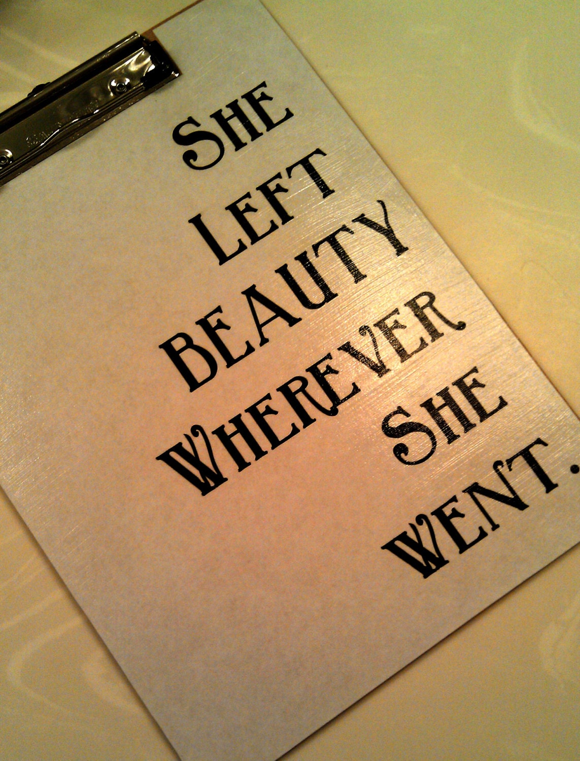 Personalized Clipboard Great Gift for Hair Stylist