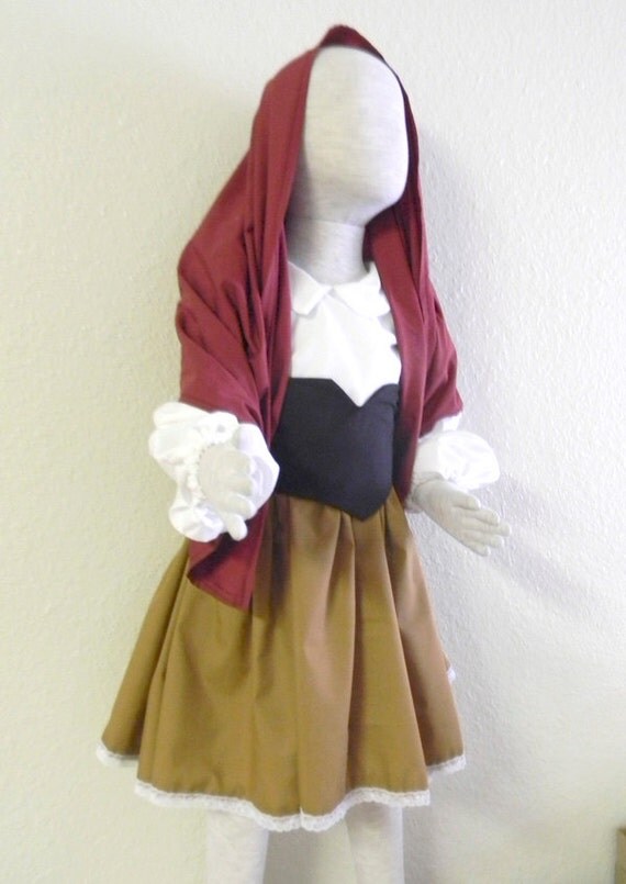 Sleeping Beauty Aurora Briar Rose Peasant Dress size 2 to 6 Il_570xn