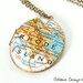 Map Necklace - Providence RI - Vintage Oval Locket, Large Locket, Rhode Island, Brass - Ready to Ship