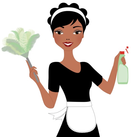 woman cleaning house clipart - photo #2