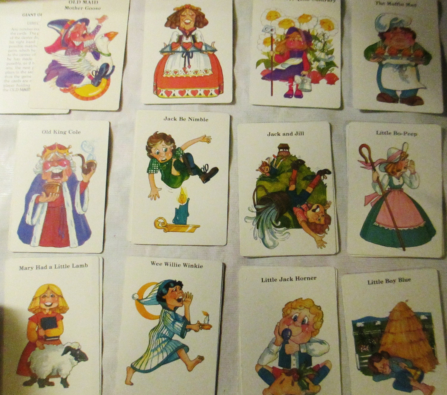 vintage-giant-deck-1988-old-maid-cards-mother-goose-nursery