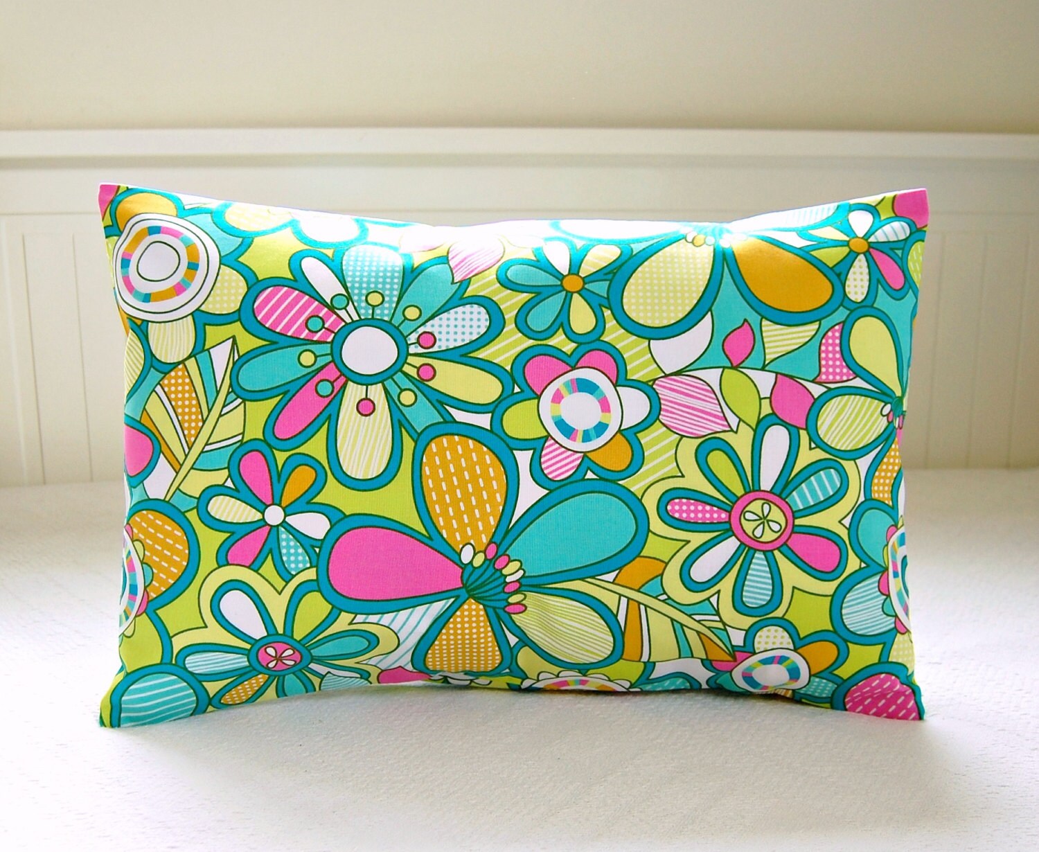decorative pillow cover 12 x 18 inch lumbar retro style