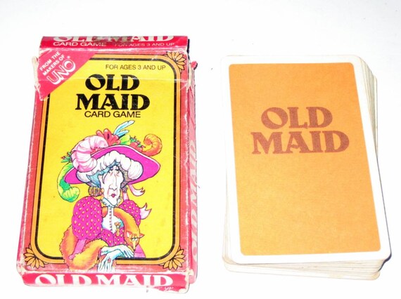 Vintage 1982 Old Maid Card Game