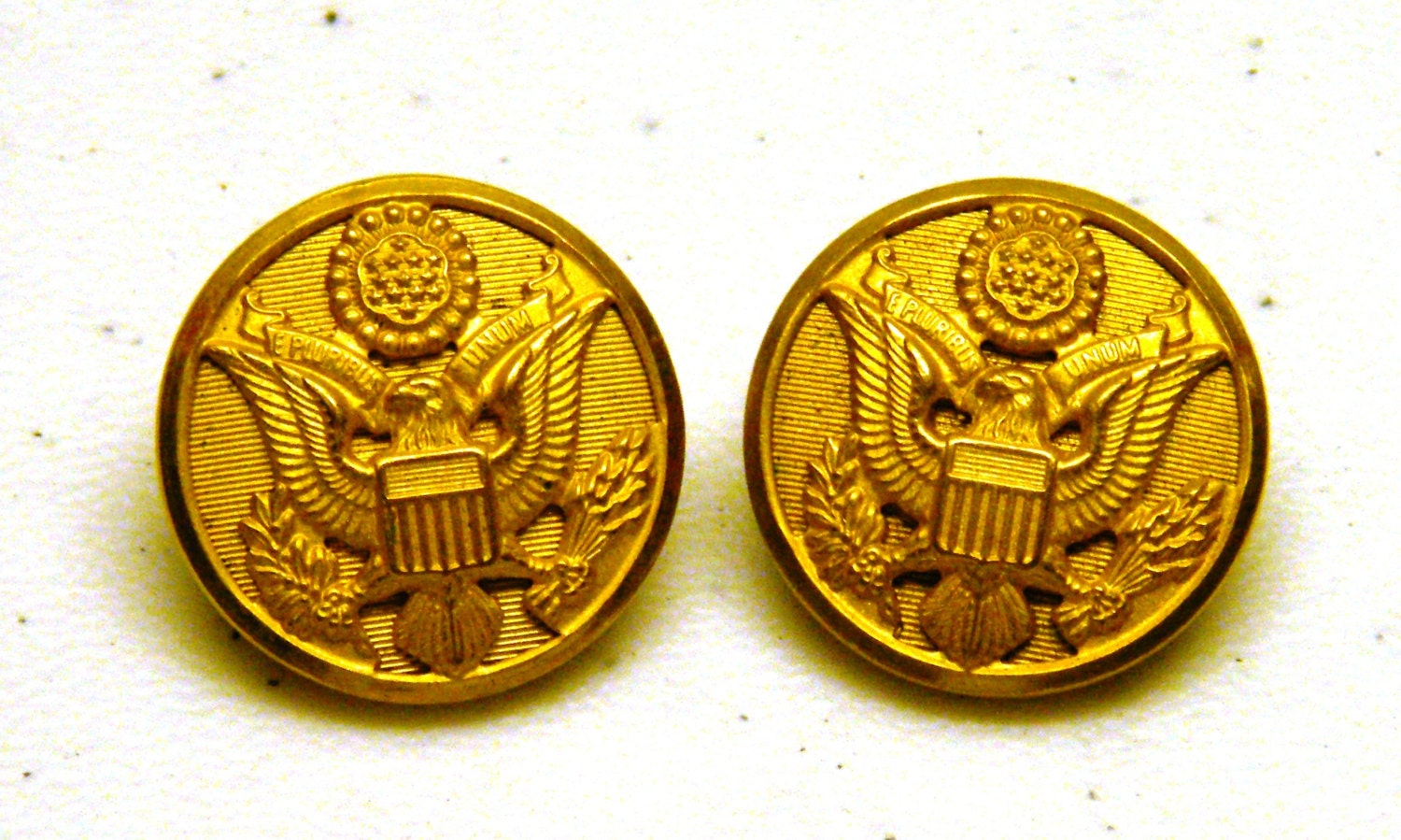 US Army World War II Brass Buttons