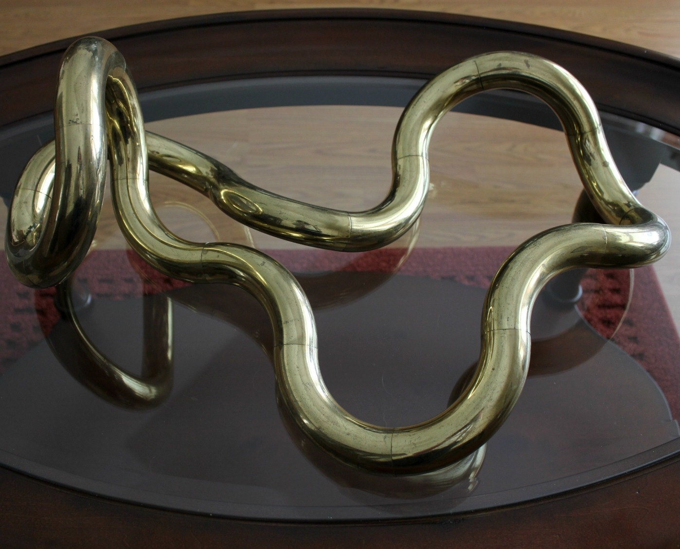 Vintage Richard Zawitz Tangle Art Tube Sculpture 1985 Abstract