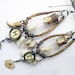 Abode of Ineffable Things. Victorian Tribal Vintage Assemblage Collection Earrings.