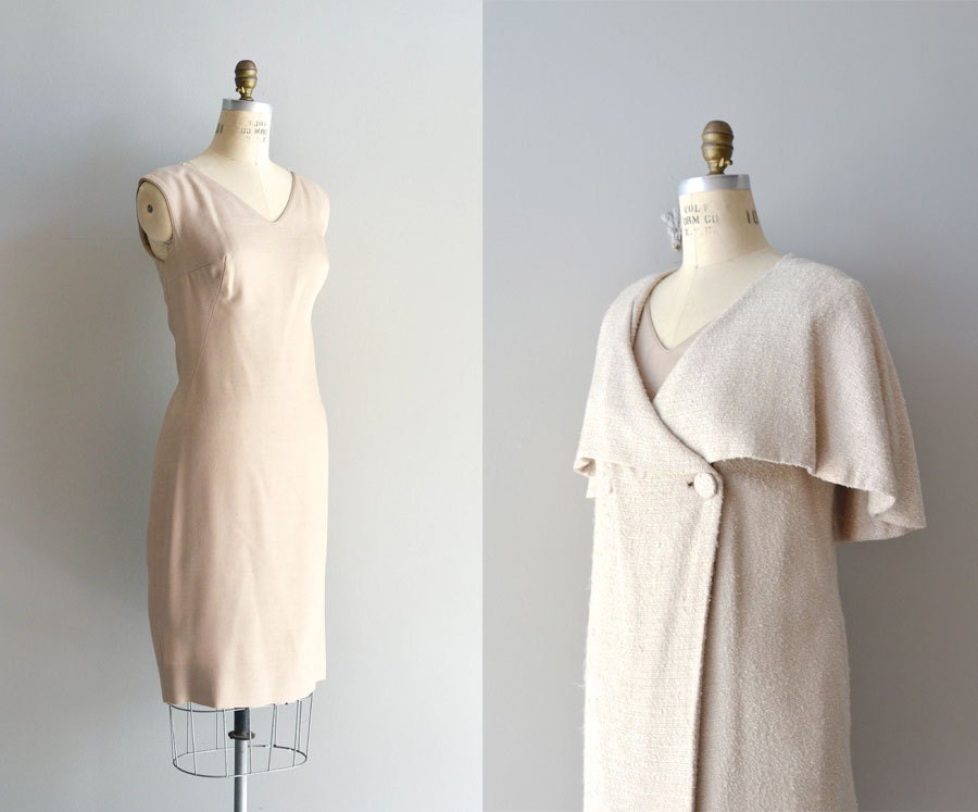 1960s dress / two-piece vintage 60s dress / Adde dress