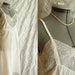 40s Lingerie //Vintage 1940s White Lace Slip by Radelle Lingerie 36 Size M
