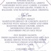 Table Number Wine Label 30 block out menu's for alfonso .. Choose your Colors....Swirls