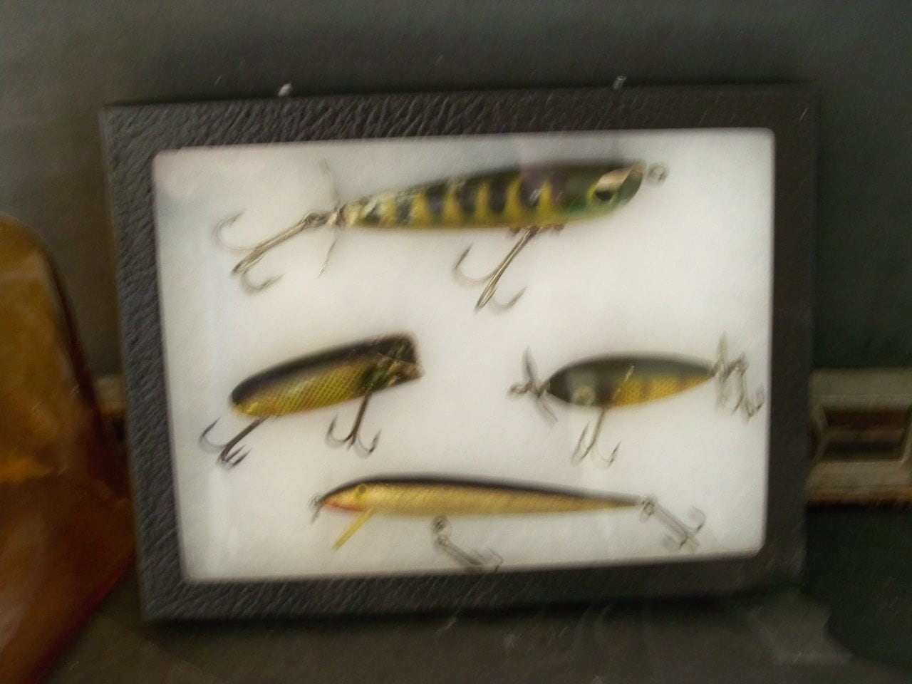 Fishing Lure Display Vintage Mid Century and Classic by rekamepip