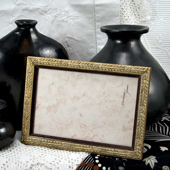 4x6 Narrow Gilded Photo Frame