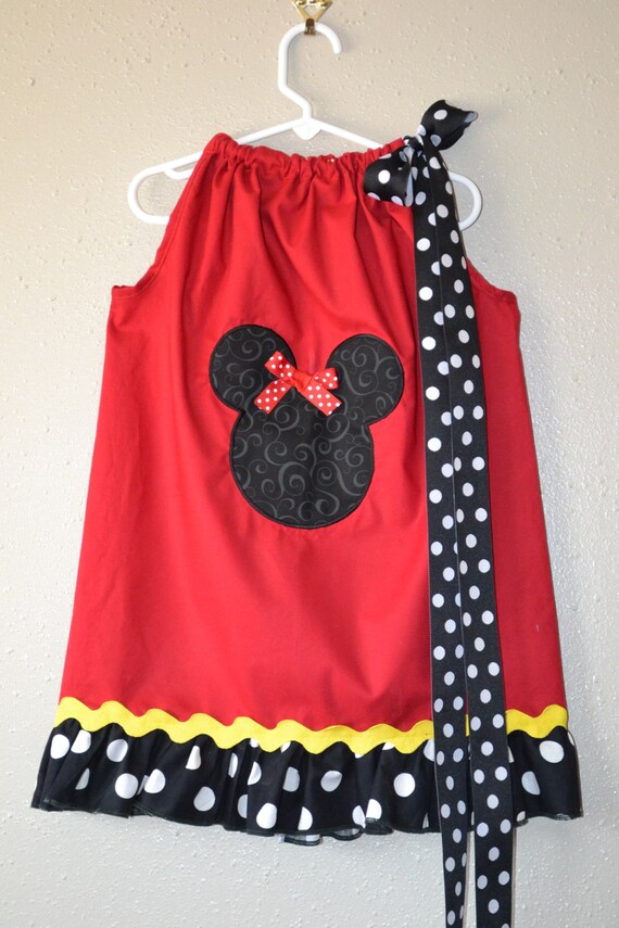 Girls Disney Dress Minnie Mouse birthday dress Minnie vacation dress