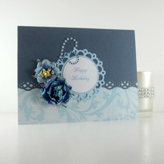 happy birthday card feminine elegant birthday card for