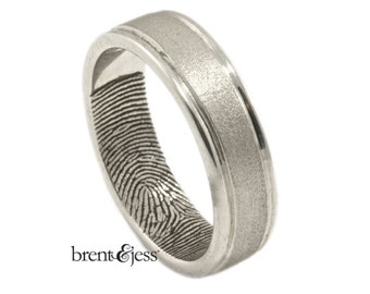 Modern male wedding rings