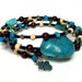 Coil Beaded Bracelet DESERT CHOCOLATE Beading Divas Fundraiser