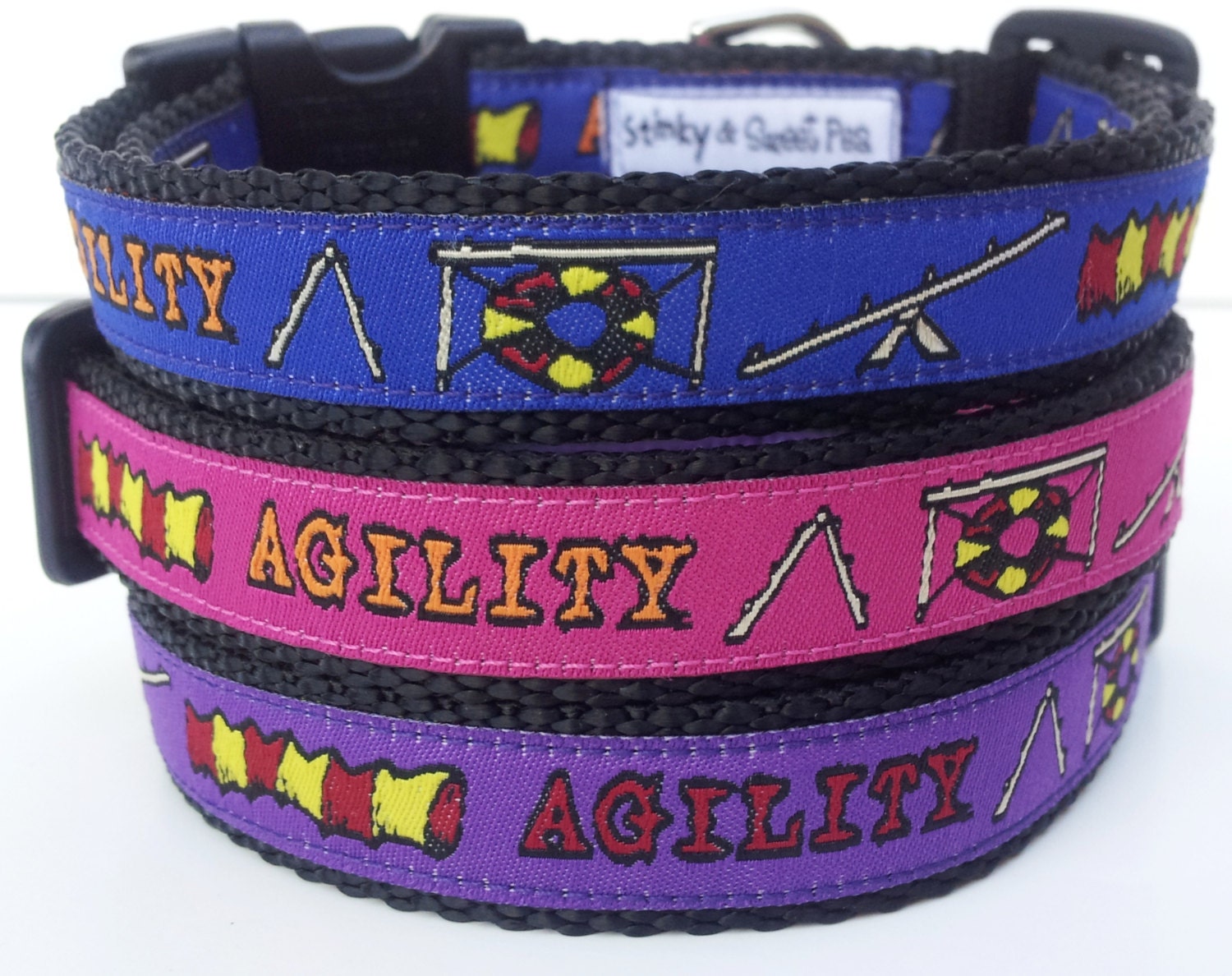 Agility Dog Collar / Handmade / Pet Accessories / Adjustable
