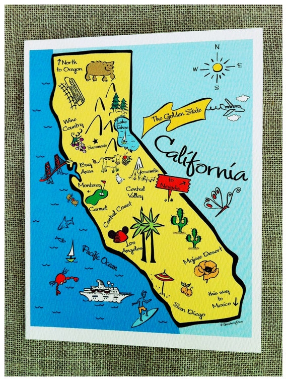 california map coloring pages for kids - photo #33