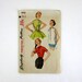 reserved for junie // Misses Size 14 Mandarin Collar Blouse 60s Simplicity Pattern 1642 / bust 32 waist 26 / Complete