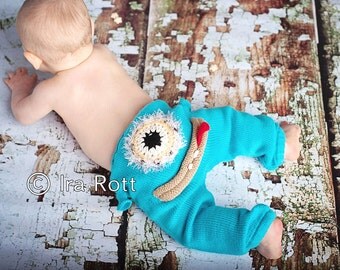 Handmade One Eye Alien Monster Pants Ready to Ship