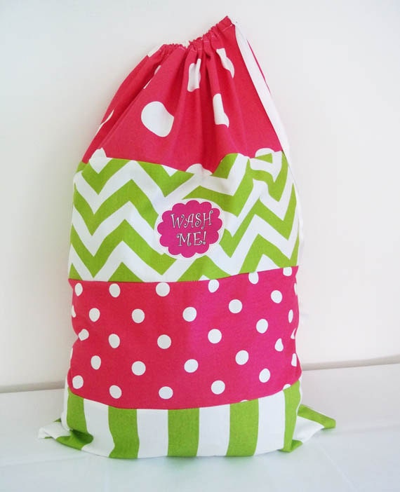 Items similar to Laundry Bag, Huge 15 x 22 inches, Dirty Clothes Travel