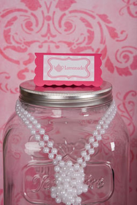 Pink Tea Party Decorations Teapot Door Hanger Tea Party