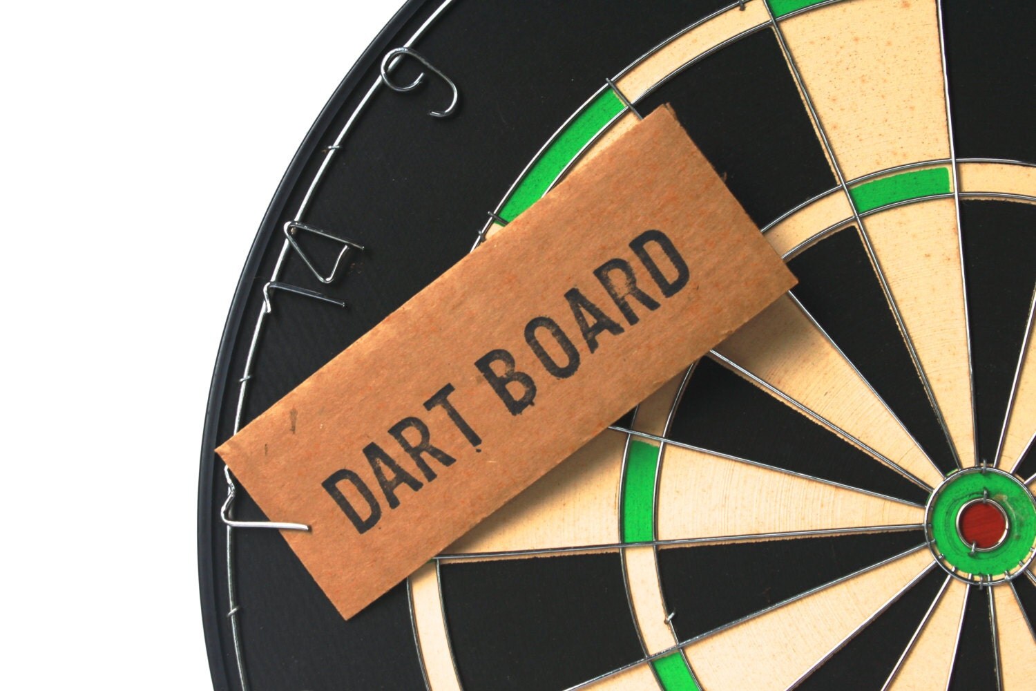 English dart board. made in England. vintage.unused. darts.