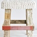 wood & wool stool