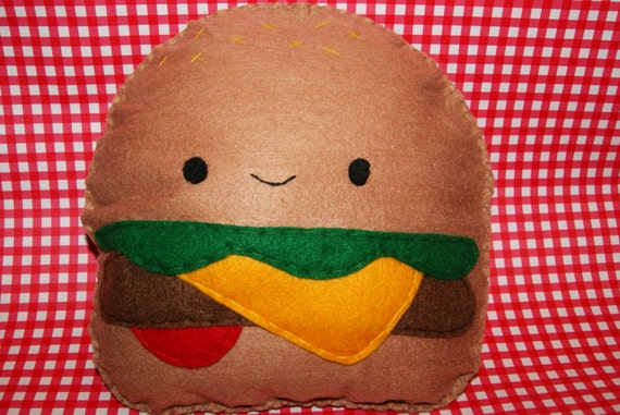 burger plushie