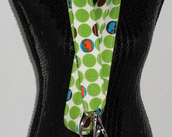 Elephant Dot ID badge holder, key chain, lanyard