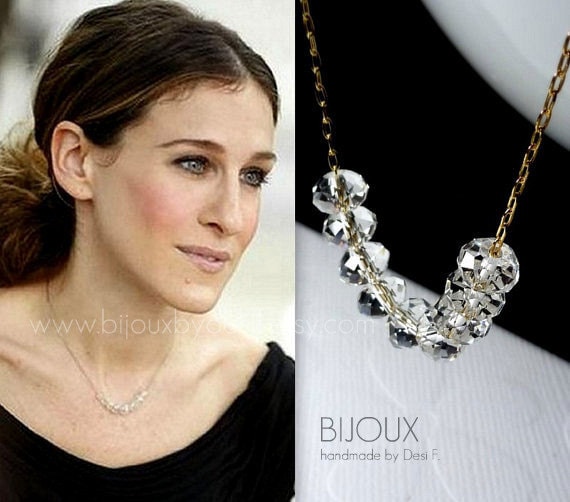 Sex And The City Carrie Bradshaw Diamond Necklace 14k