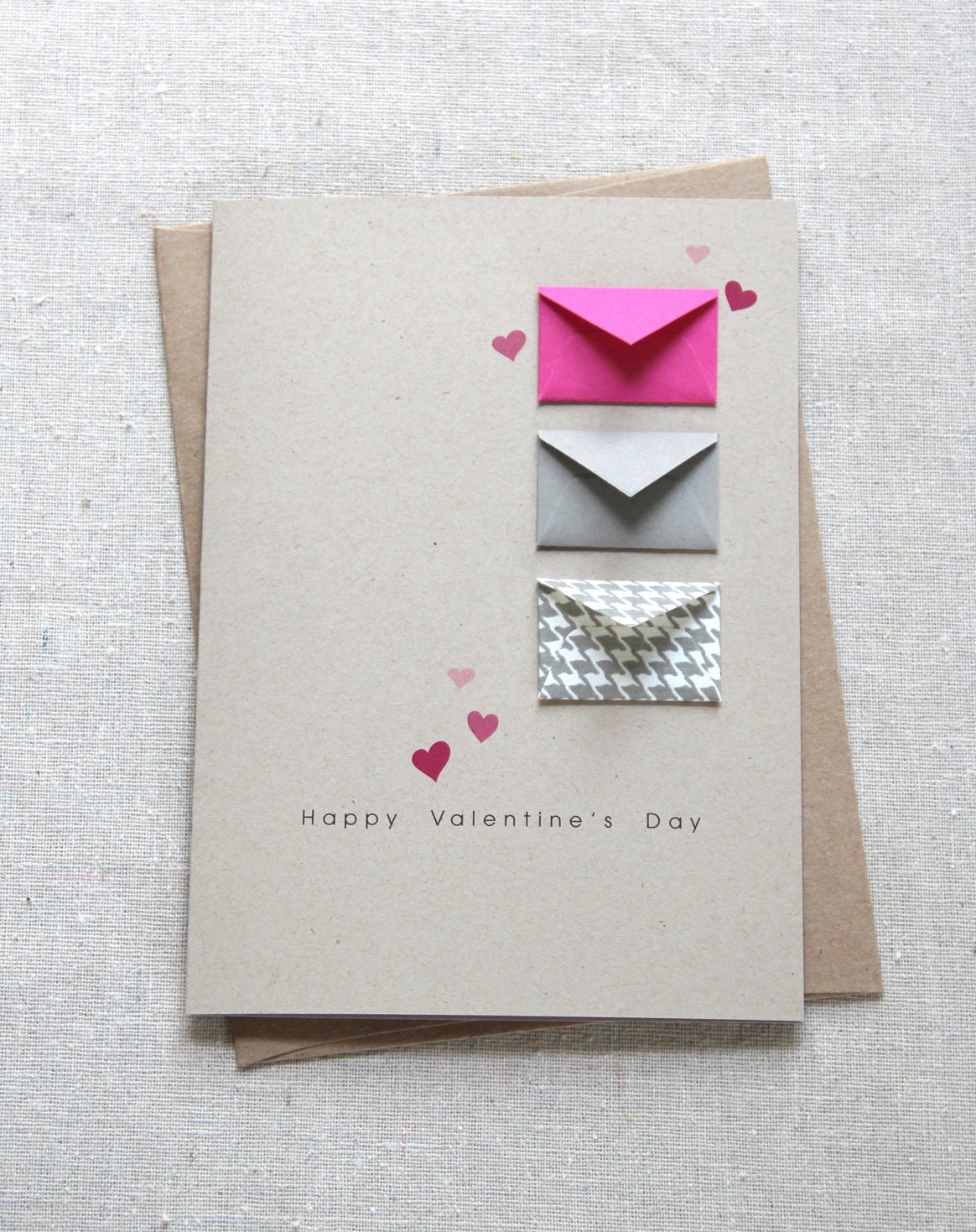 Valentine's Card Tiny Envelopes Card