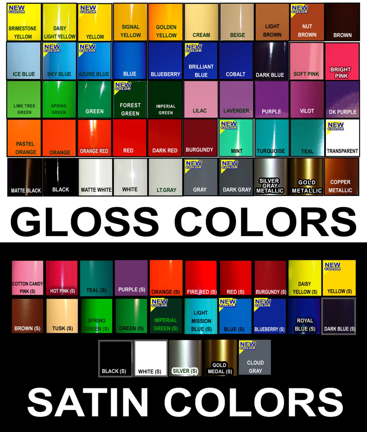 9 inch rolls 20 pack Adhesive Backed Vinyl for by VinylVillage