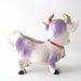 vintage purple cow figurine